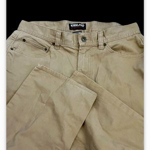 Kirkland khaki jeans mens size 34